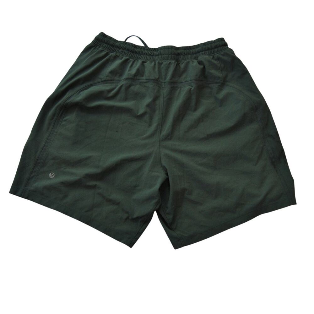 Lululemon Green Athletic Shorts w/ Inner Liner Large